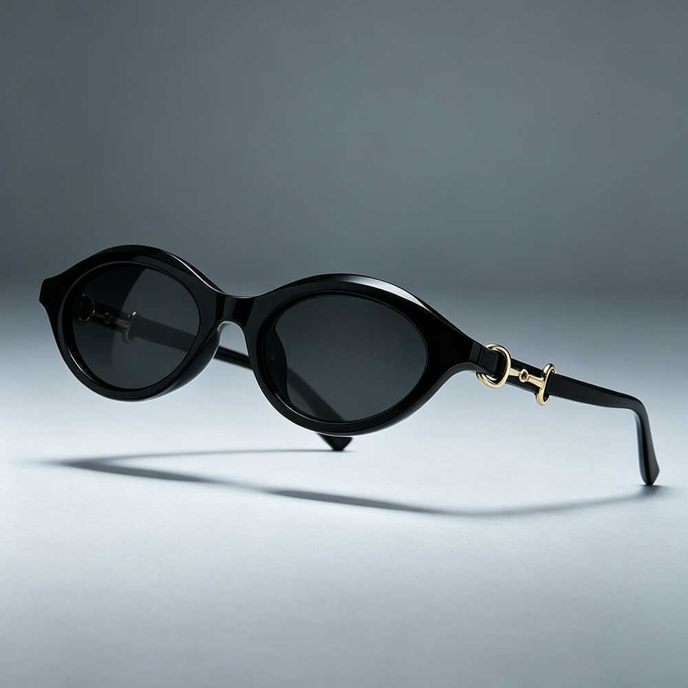 New Fashion Sunglasses Designer Brand Retro Oval Shape Women's Sunglasses Essential for Street Photography Simple LinesT260923