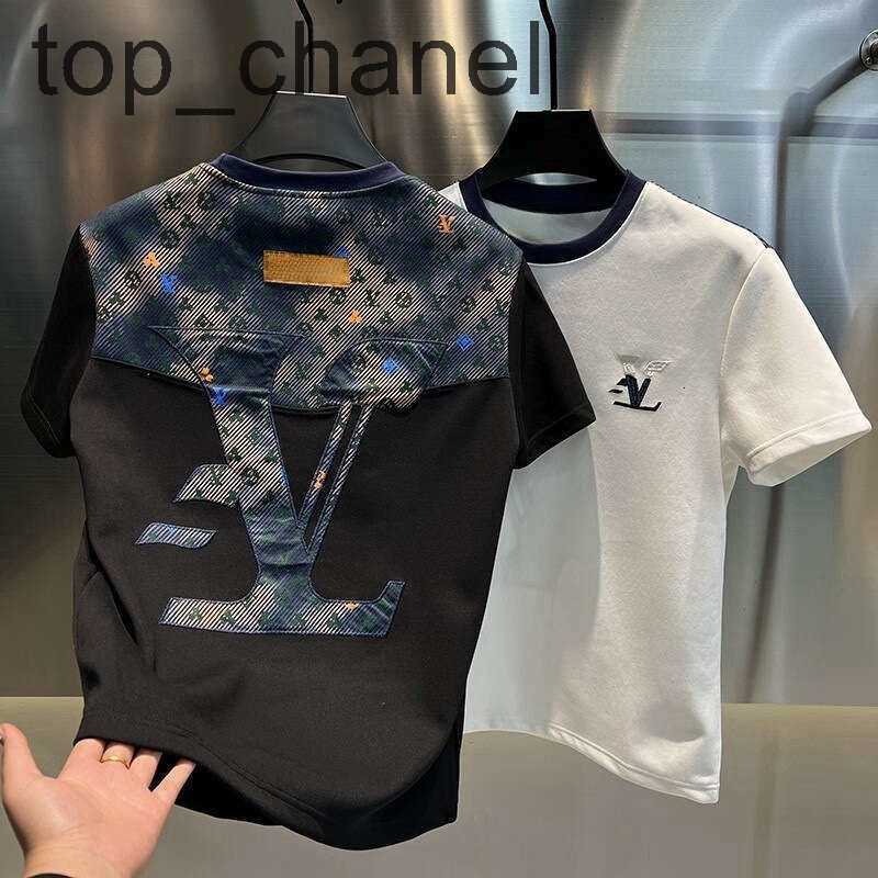 Men's T-Shirts Men's Tees Polos Men's Spring Summer Trendy Fashion Light Luxury Versatile Short Sleeve Home Casual Men's Clothin