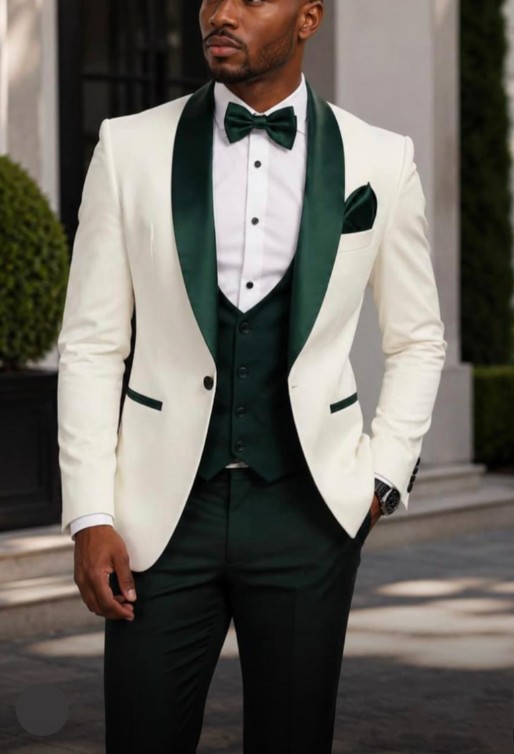 Slim Fit Smoking da sposo da uomo, abito da festa, abiti da lavoro, 3 pezzi, blazer, cappotto, vestiti W168