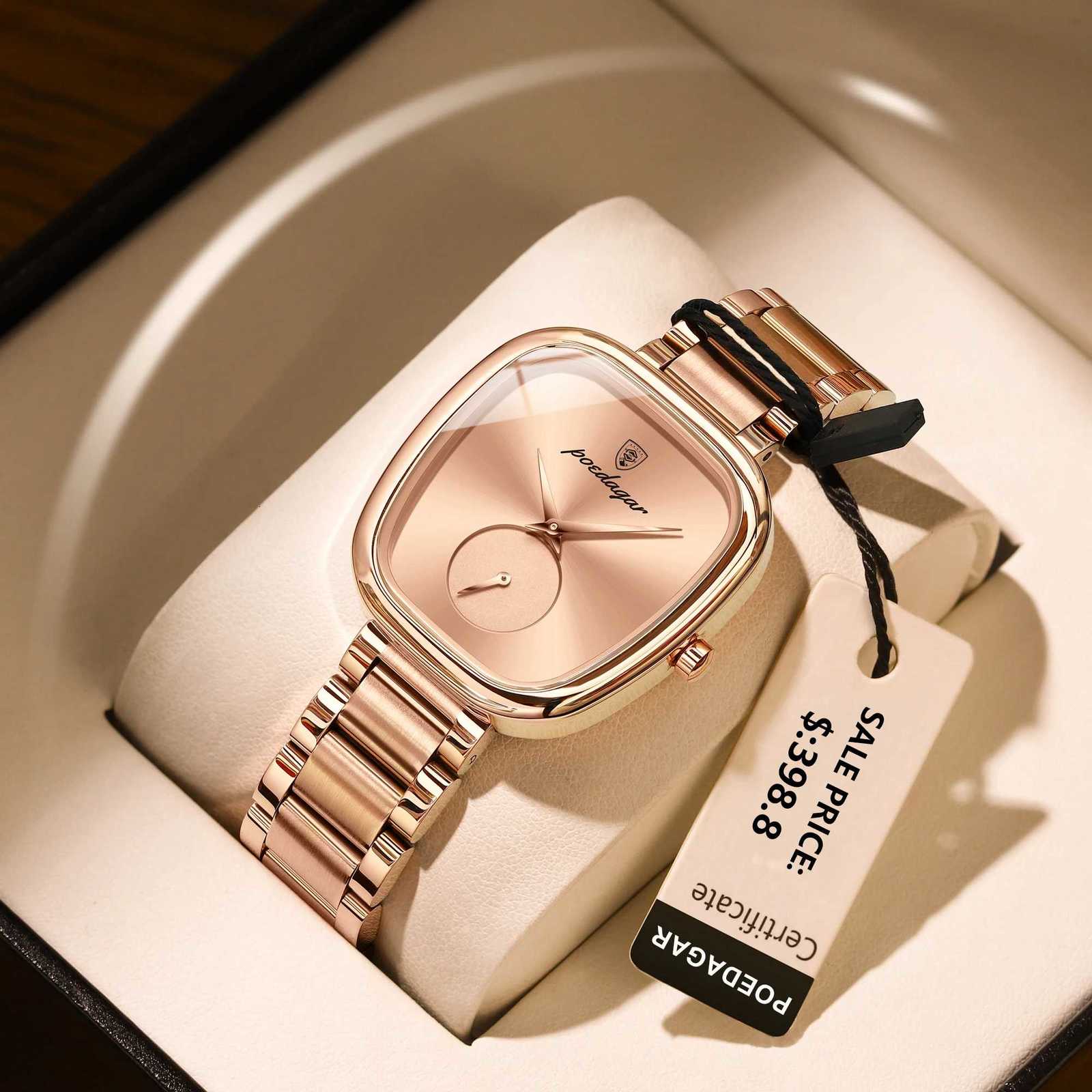 Women's Watches POEDAGAR Luxury Watch for Woman Waterproof Stainless Steel Quartz Ladies Watch High Quality Women's Watches Elegant Female
