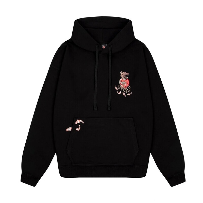 derschutze Hoodies Men's Designer hoodie Plum Blossom Embroidery JacketWomen Street Retro Zipper Hooded derschutze Jacket denim loose pants tee