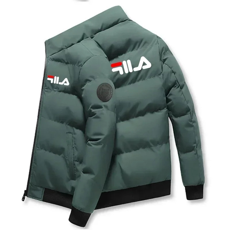 2026 Autumn Winter Mens Short Jacket Fashionable Outdoor Casual StandUp Collar Zipper CottonPadded Coat Warm Lightweigh 260922