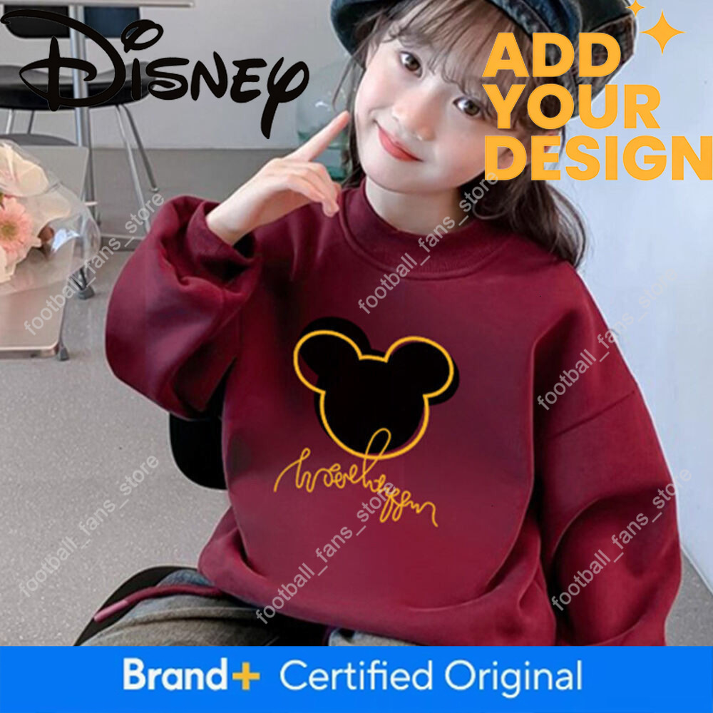 Girls' Sweatshirt Autumn and 2026 New Winter Clothing Fleece-Lined Jacket Little Girl Round Neck Thickened Children's Top Trendy 65 d 4