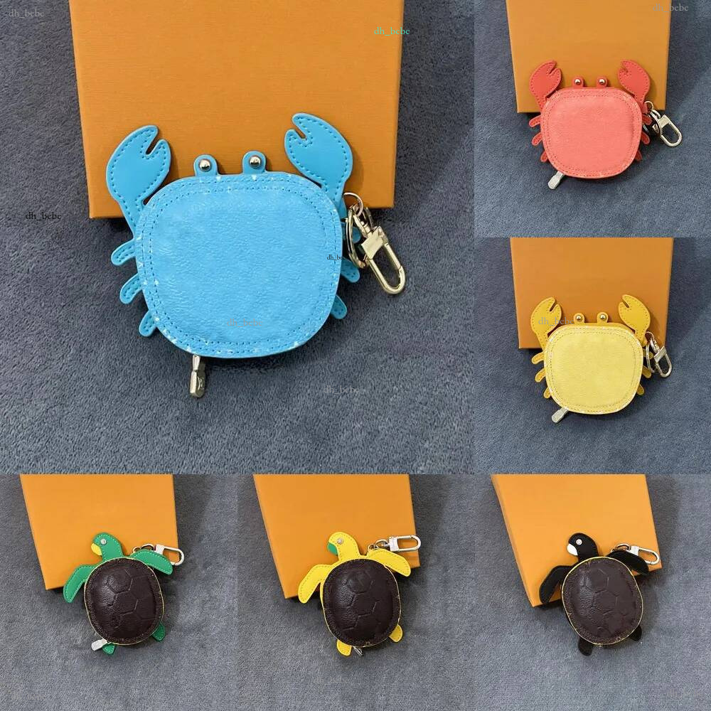 Presbya Wer Imprimer Chien Tortue Crabe Modèle Porte-clés Porte-clés Porte-Anneau Designer Lettre Porte-clés Pour Porte Clef Cadeau Hommes Femmes