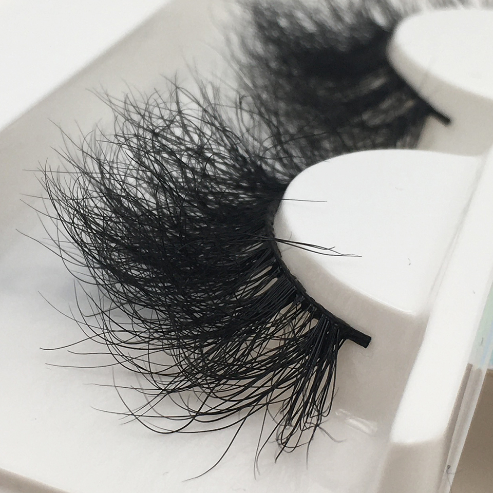 RED SIREN Fluffy Short Messy Wispy Natural 10mm-18mm Hamdmade Real 3D Mink Eyelashes Makeup False Lashes W260923