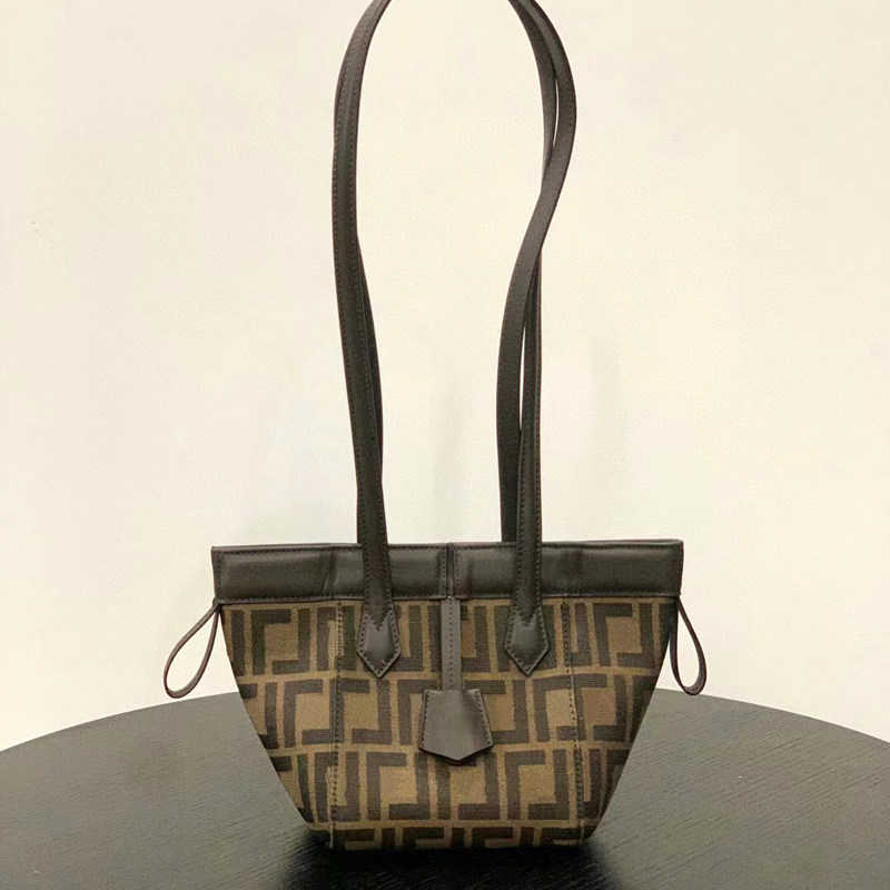 12A All-New Mirror Quality designer New fashion trendy monogrammed shoulder bag casual foldable nylon bucket bag mini tote shopping bag for women