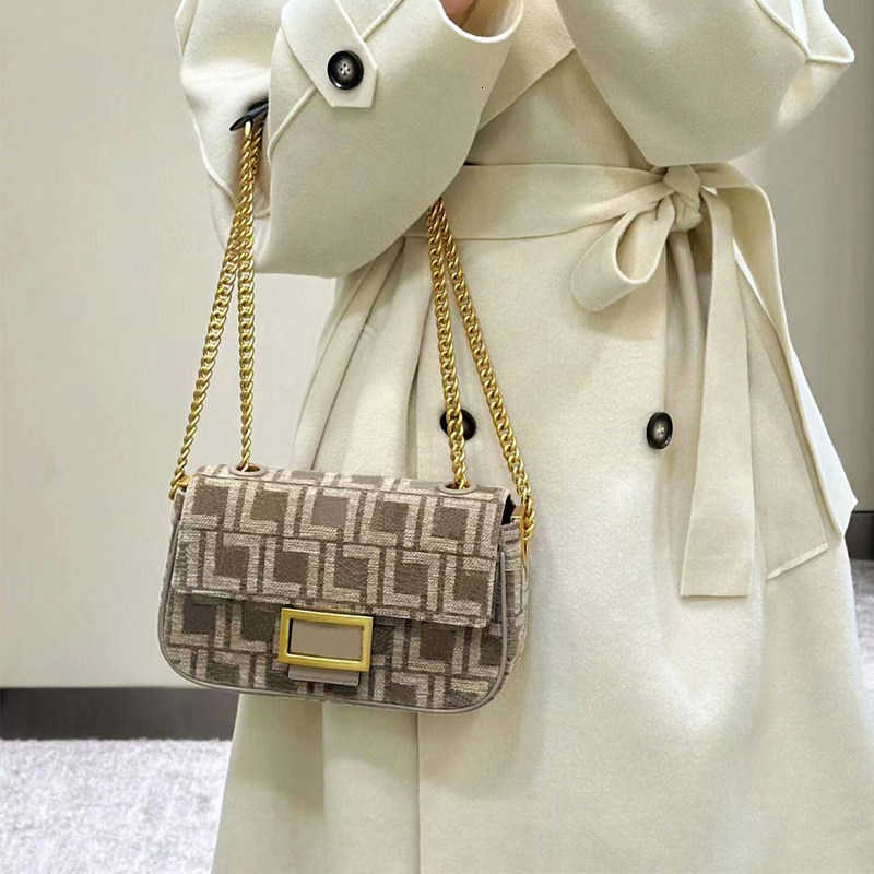12A All-New Mirror Quality designer New flip-top handbag chenille baguette bag women's casual trendy shoulder bag youth crossbody bag