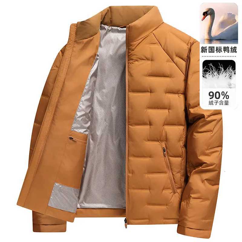 Men's Down Parkas Men's 90% White Duck Down down coat 2026 winter men warm Down Jackets man fashion thicken stand collar solid color Jacke