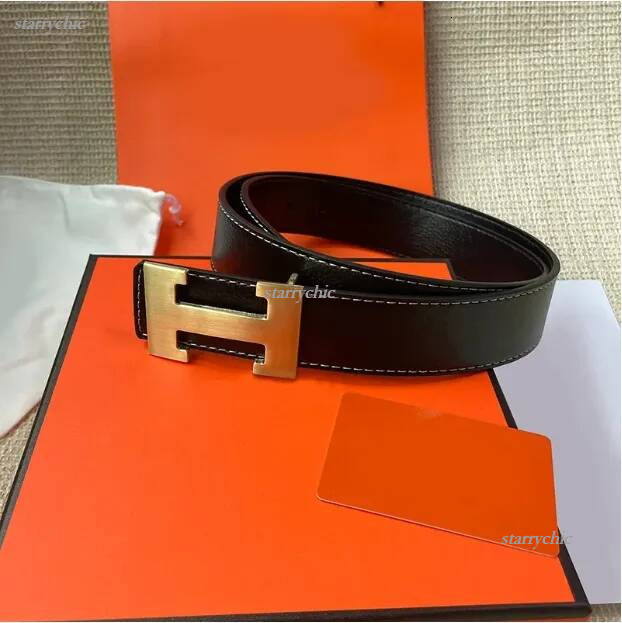 h belt designer Luxury mens belts H for women Ceinture business leather High quality luxury Waistband Cintura classic men belt with box c85