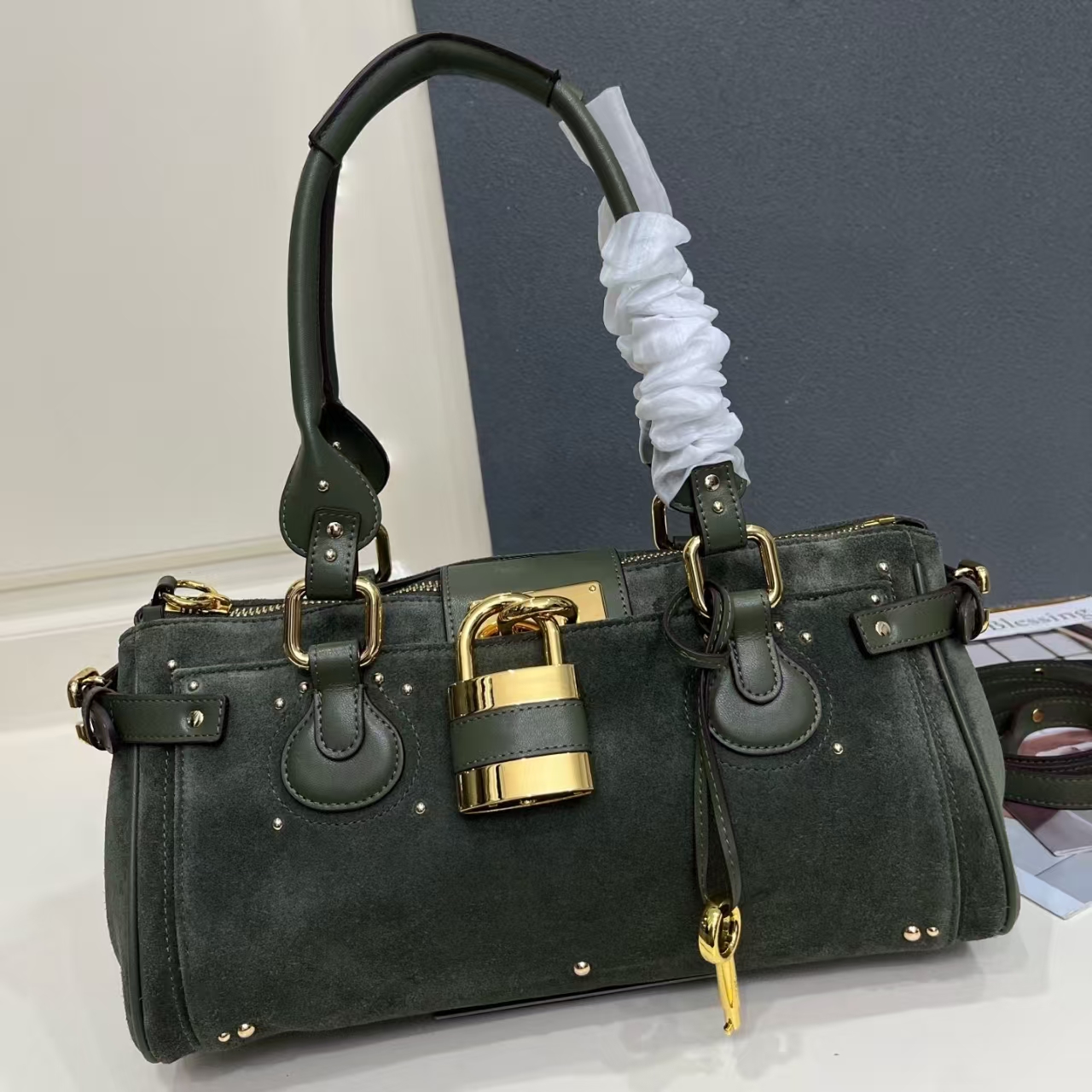 Designer Handbag, Luxury Brand ch Vintage Shoulder Bag, Fashion Women's Cross body Bag, High Quality Genuine Leather Bag, Versatile for Daily W