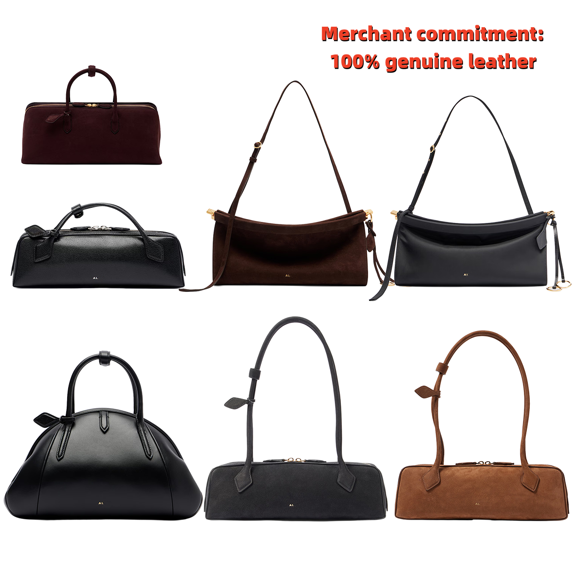 Luxury designer bag, triangular velvet handbag, women's men's handbag, genuine leather shoulder bag, large capacity handbag, high-quality