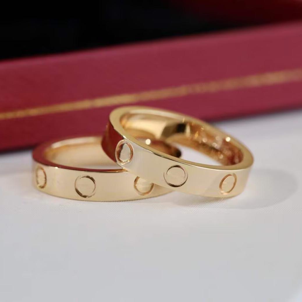 Ring designer ring classic for rings luxury jewelry women diamonds designer jewelry love white cross stud wedding rings size 5-10 valentine's d