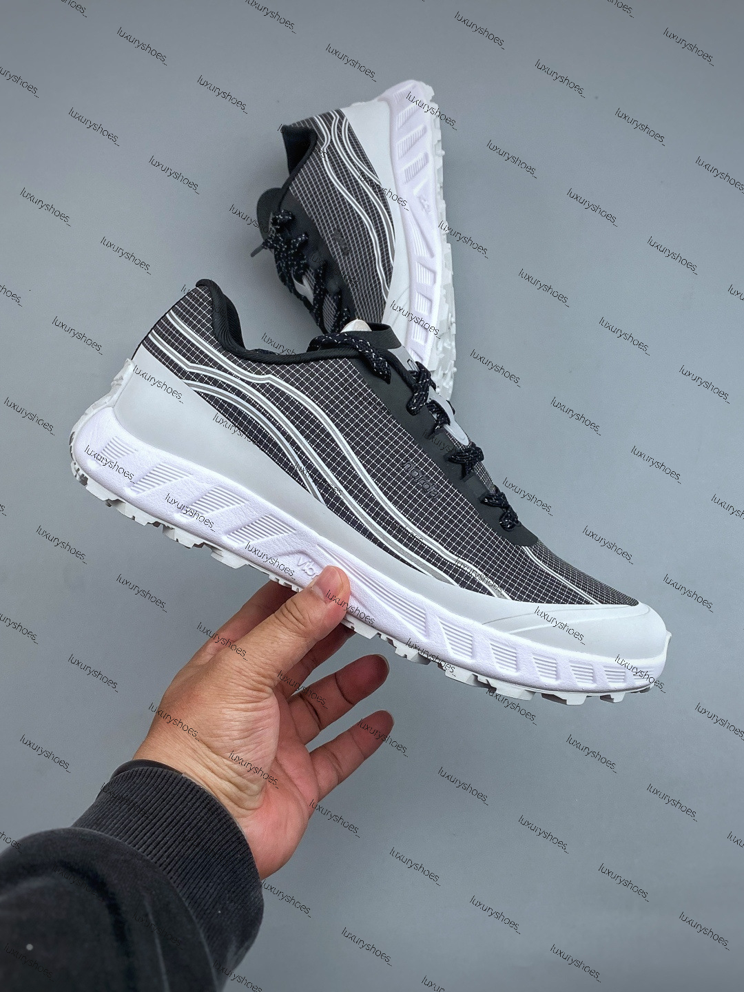 designer shoes norda 002 sneaker Trail Running Shoes Black White Unisex Low Top off-road Sneakers Anti-slip Outsole Lightweight Mountain Trail Footw