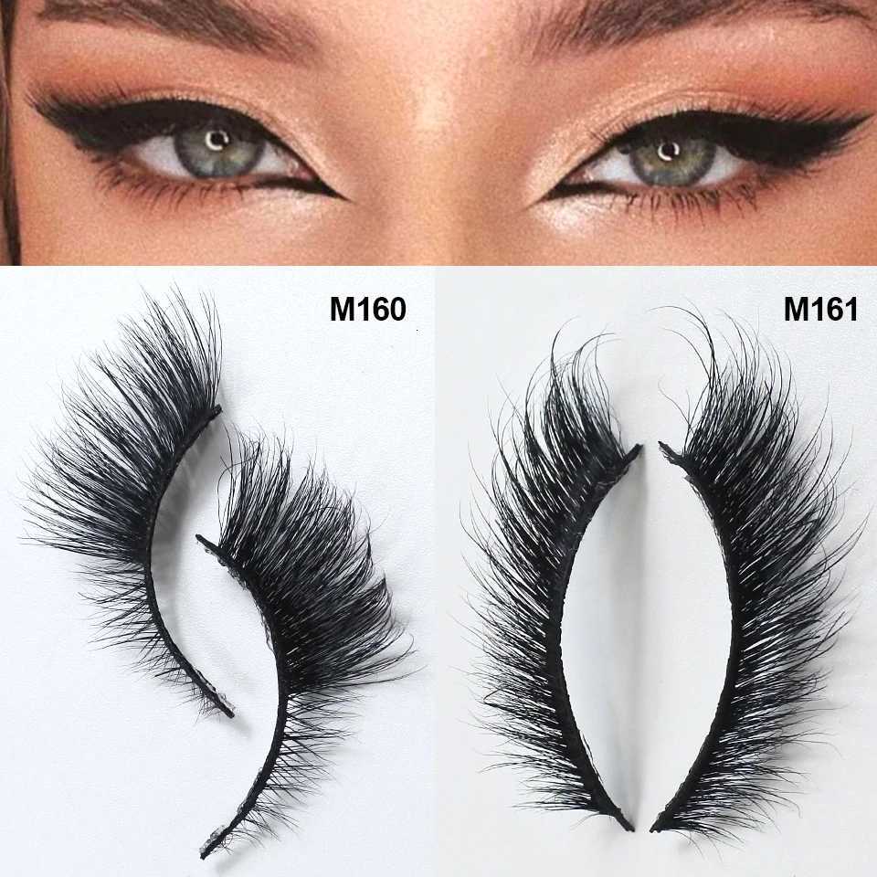False Eyelashes NEW Mink Eyelashes 10mm-18mm Short Natural 3d Mink Lashes Bulk Winged Cateye Lashes X260922