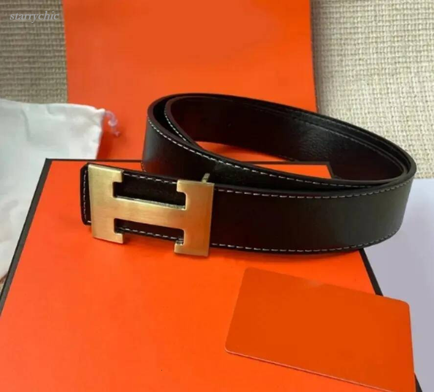 h belt designer Luxury mens belts H for women Ceinture business leather High quality luxury Waistband Cintura classic men belt with box 0e0
