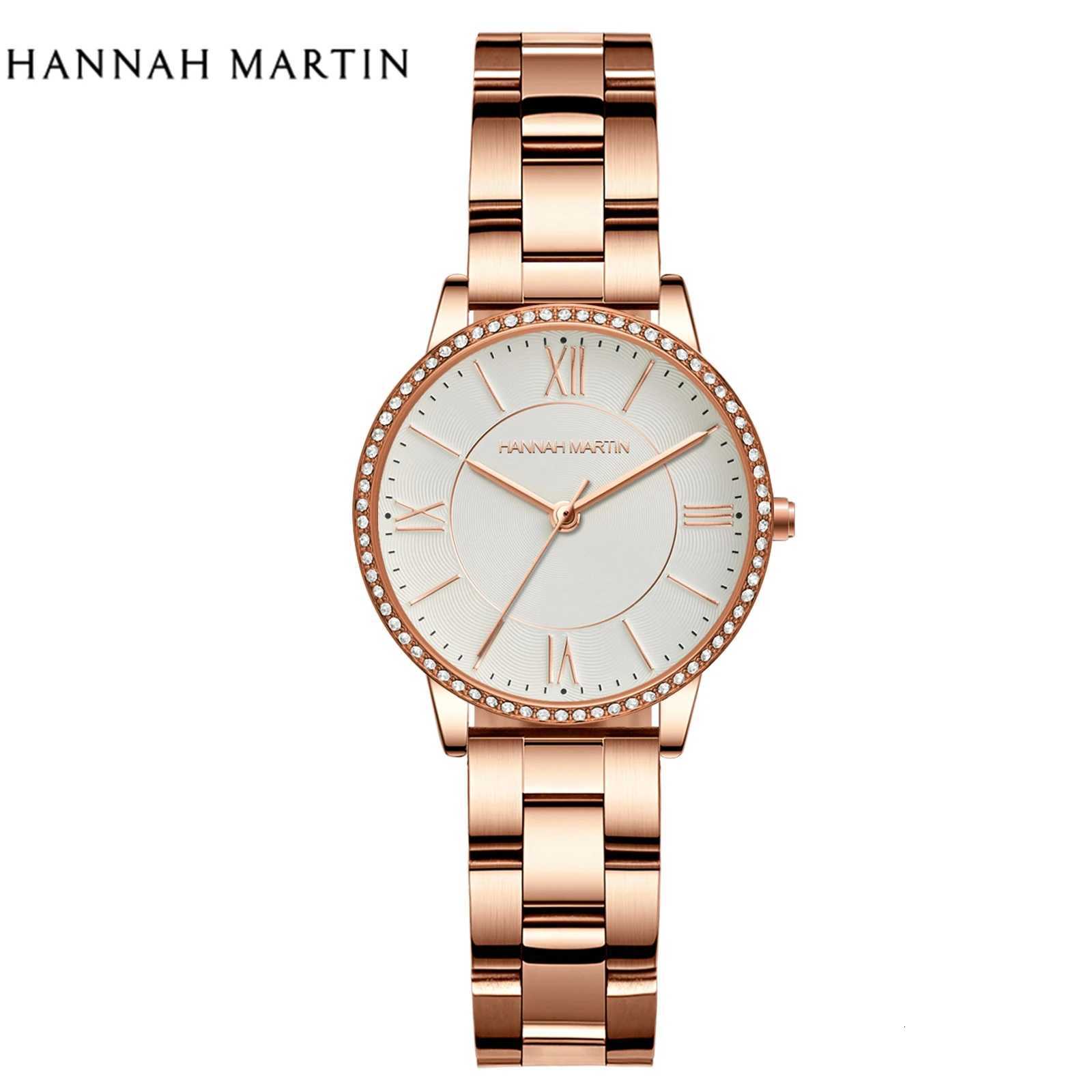 Relojes de Mujer Reloj famoso para Mujer marca diseñador británico movimiento japonés Original Reloj de pulsera de cuero con diamantes de imitación