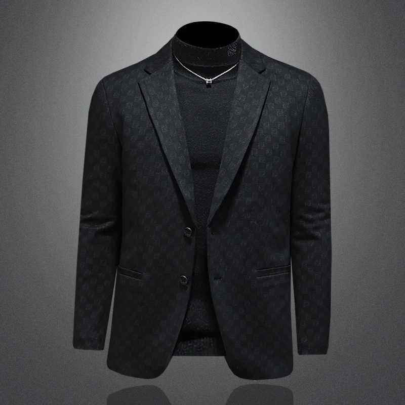 Men's Down Parkas Autumn Winter Single Breasted Men's Blazer Luxury Solid Color White Duck Down Male Warm Down Jackets Fashion Overcoats C