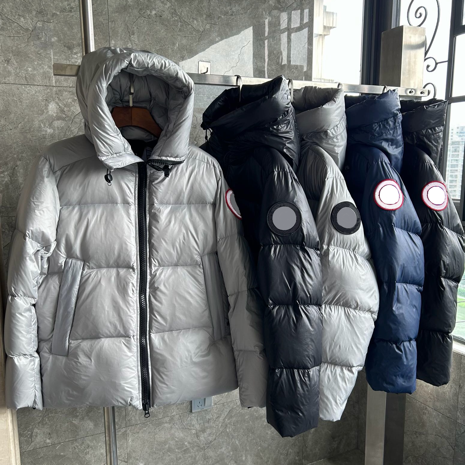 Women cannada gose Down Jacket Designer Puffer Jackets women Fashion Long Coat Large Pocket Fur Collar Thermal Top Female autumn and winter Large Cl
