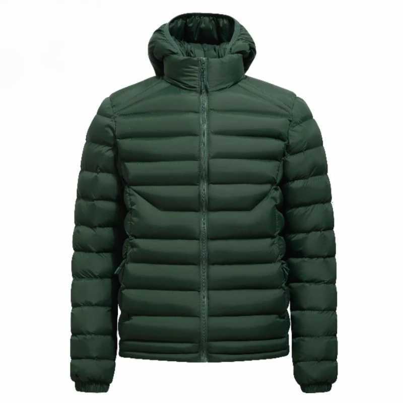 Outdoor Men's Down Parkas High-End Cold-resistant Puffer Jacket Men Autumn Winter Seamless Heat-sealed Hooded Parkas Man Fashion Urban Down Coa