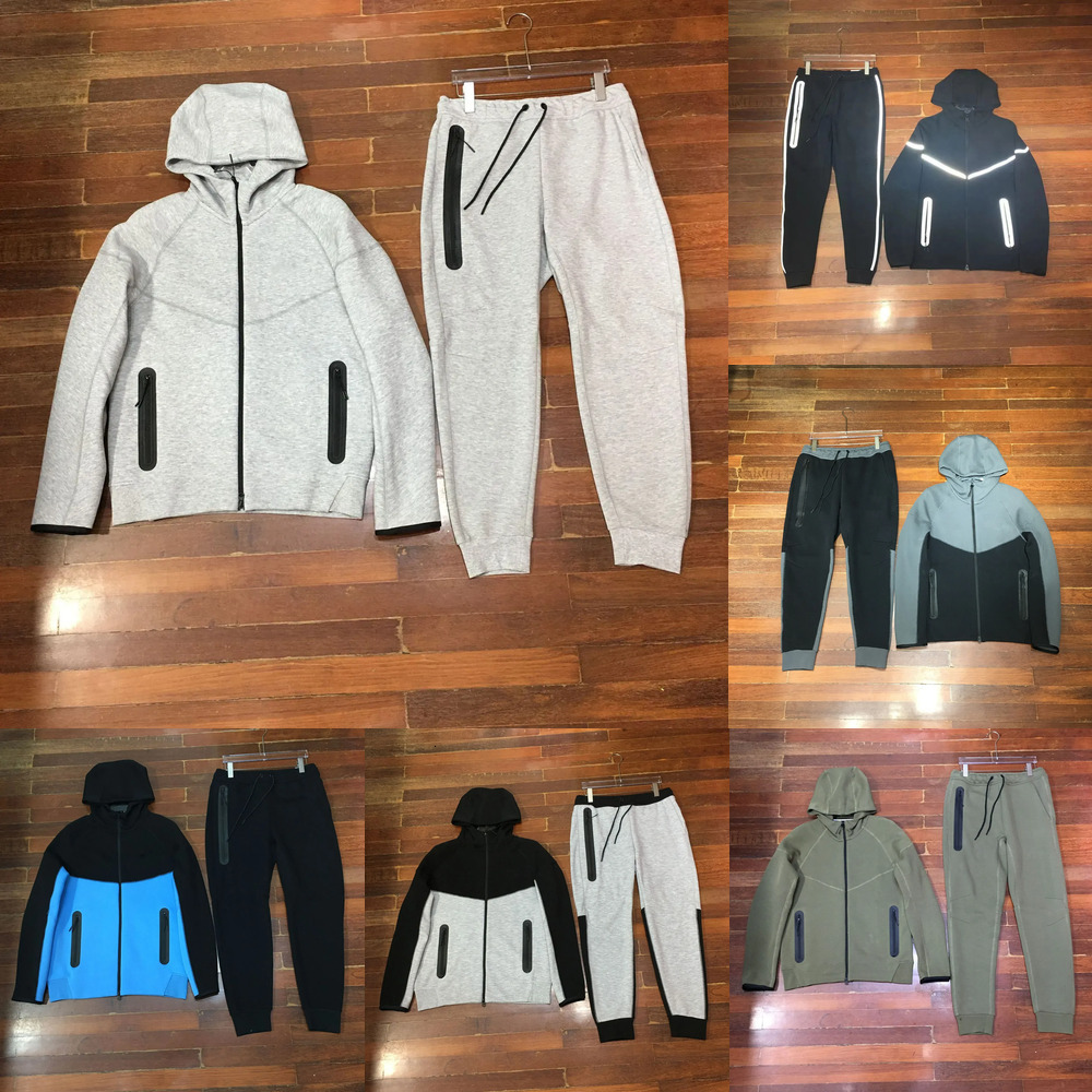 Designer Tracksuit Sports Mens Zip Hoodie Puffer Pants Two Piece Woman Sweater Hooded Techfleece Trousers Track Bottoms Running Joggers 14