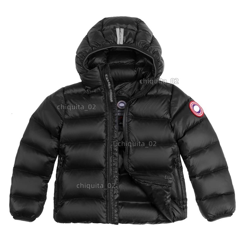Free Shipping Kids Hooded Puffer Jacket Boys Girls Winter Thick Warm Down Coat Water Resistant Pocket Outdoor Snow Parka Multi Color Casual Children