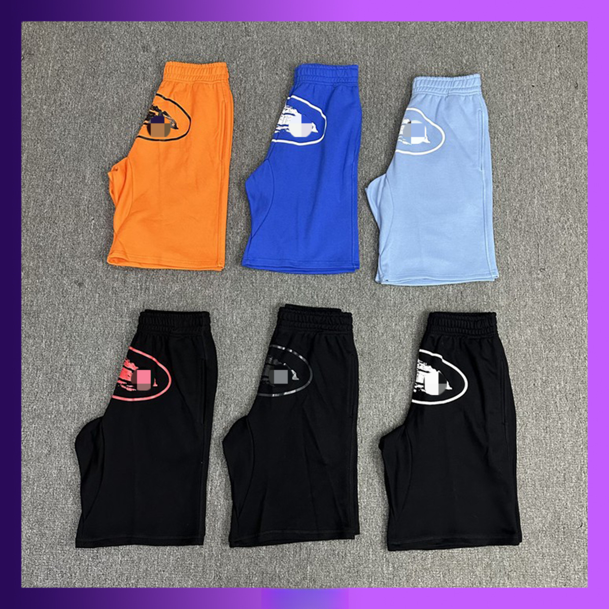 2026 Classic series boat trendy INS style hip hop skateboarding casual five point shorts for men and women