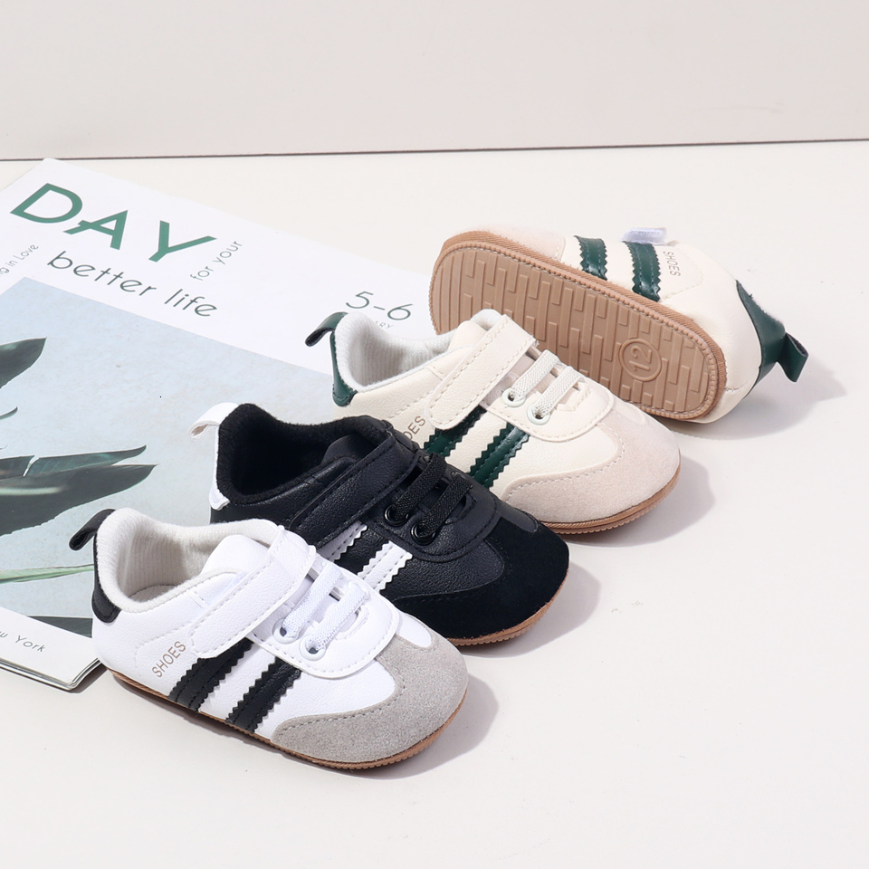 2025 Hot Selling Spring And Autumn Baby Unisex First Walking Indoor Outdoor Toddler Shoes For 0-18M High Quality PU Leather 26Y0923