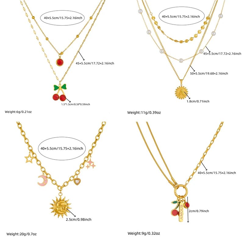 316L Stainless Steel Trendy Sun Tree of Life Pendant Necklace Women Fashion Jewelry