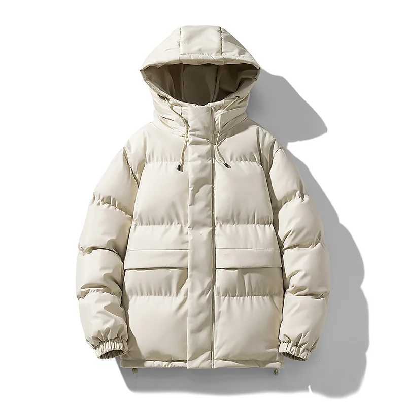 New Parkas Men's Men Down Warm Waterproof Parkas Jacket Coat Mens Autumn Hooded Casual Brand Windproof Outwear Hat Parkas New Winter Jacket Mal