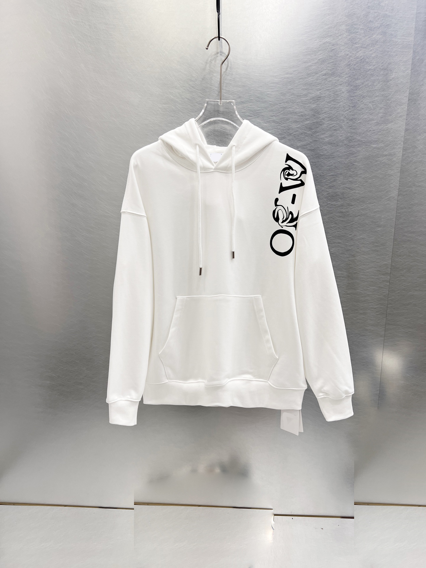 Men's sweatshirt, high-quality hooded sweater, fashionable pullover, long-sleeved zipper coat, letter-printed winter clothing, casual sport shi
