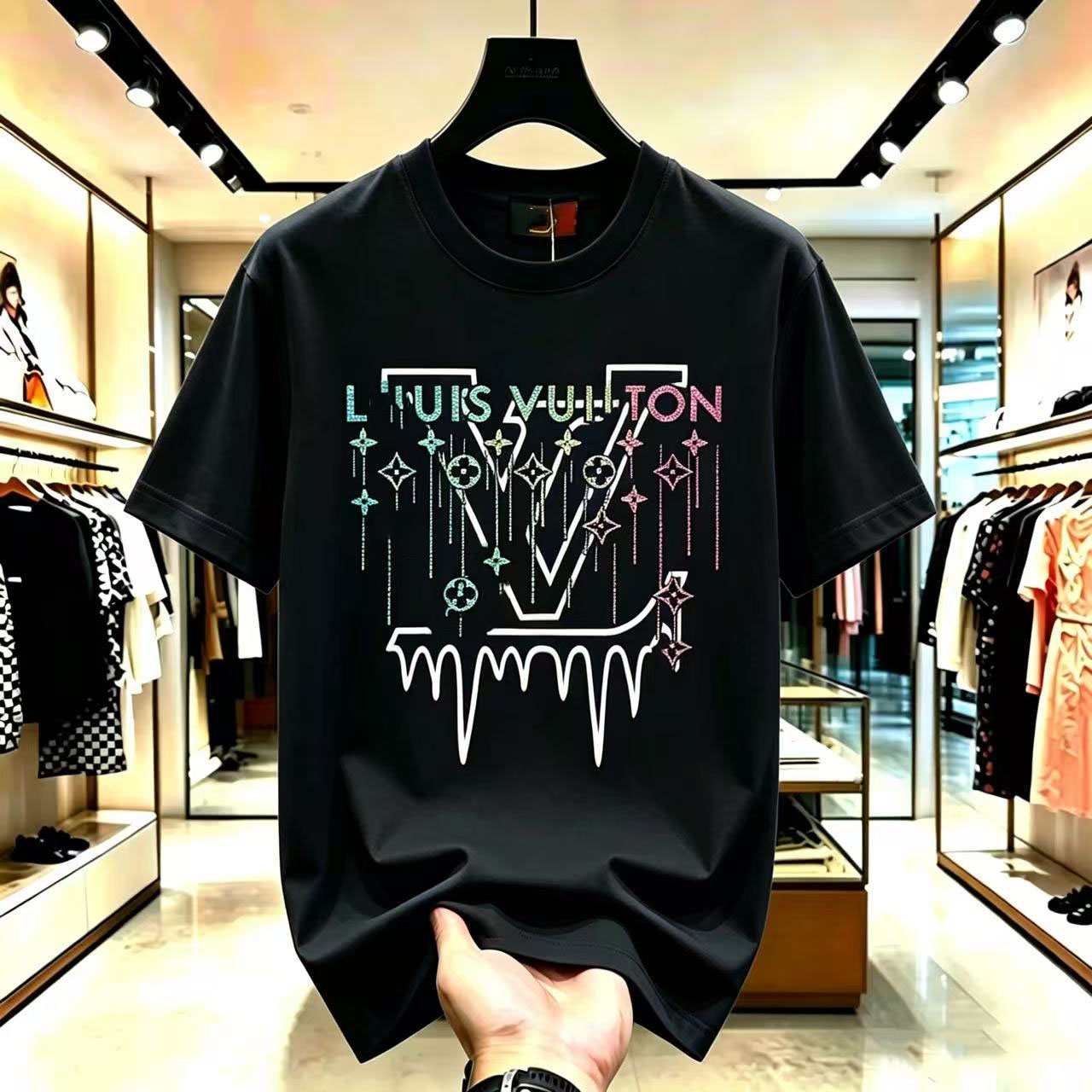 2026 New Autumn Fashion Letter Printed Short-Sleeve T-Shirt - Loose Fit Men's Versatile999