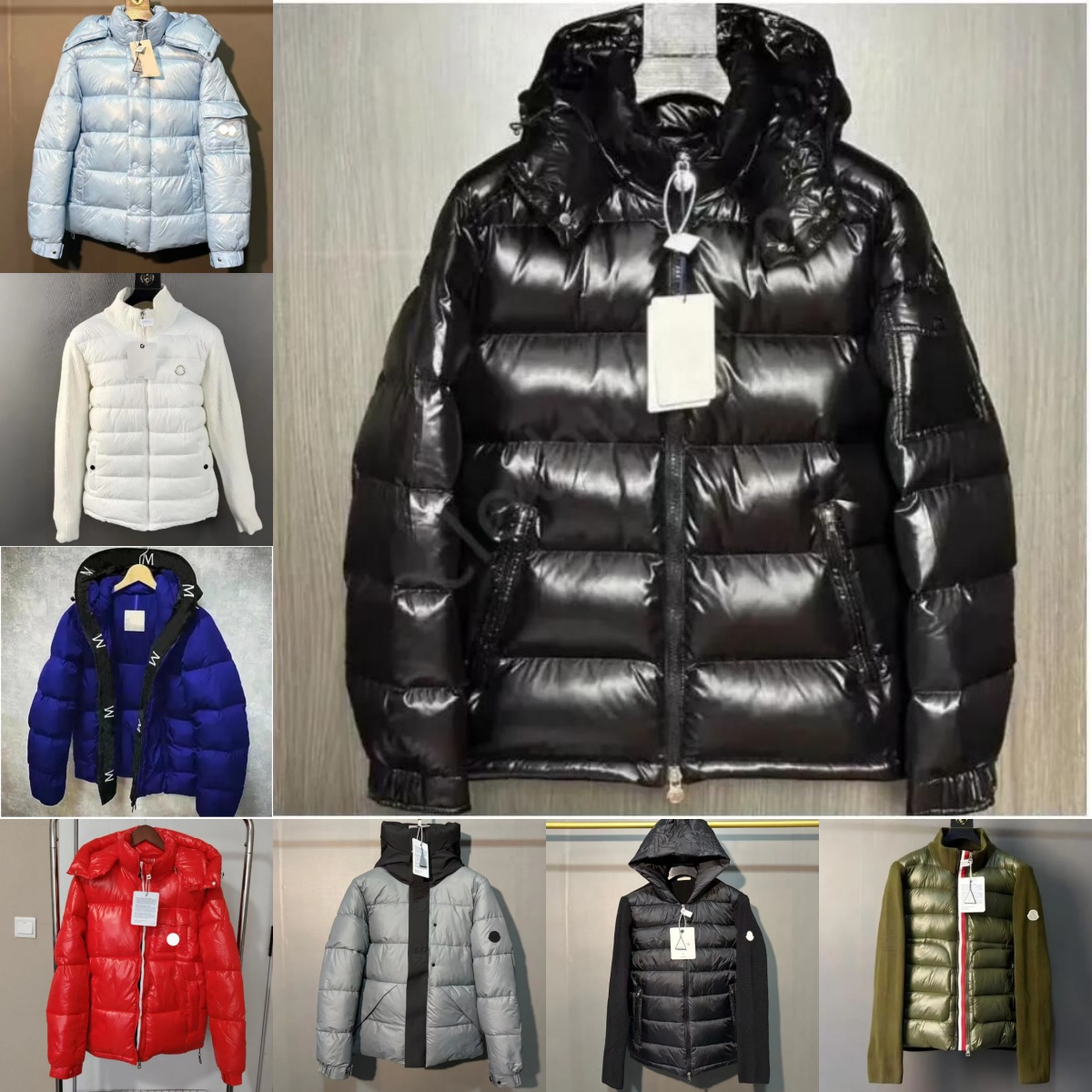 Winter jacket men puffer jacket coat mens designer jacket designer coat zip up long sleeve designer clothes sweatshirt jackets men comfortable and w