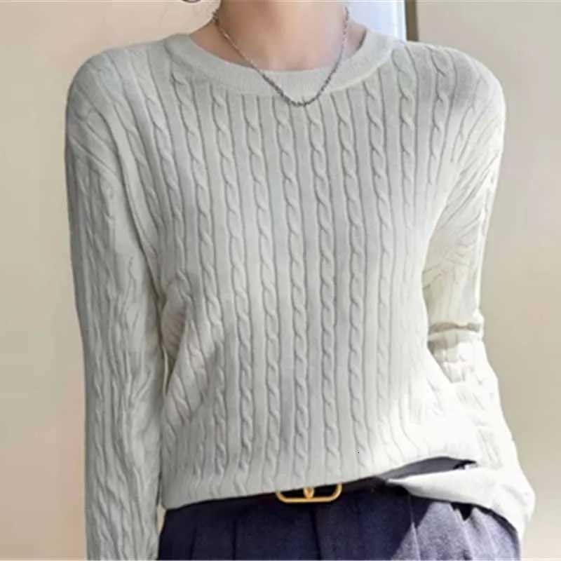 Women's Sweaters Knitted Sweater Women Pullovers O-Neck Sueters De Mujer Knit Sweater Pullover Women Tops 2026 Fashion Long Sleeve Sweaters Q64