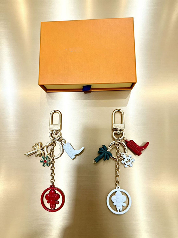 Sunflowers Keychain Designer Classic Candy Bag Charm Keychains Luxury Christmas gift