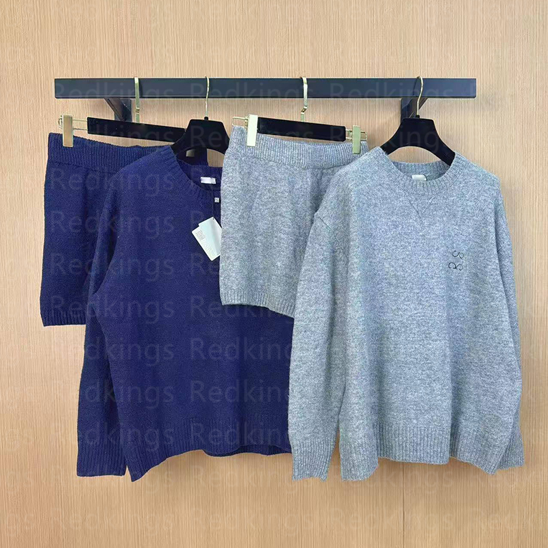 Classic Pullover Sweater 26SS Latest Autumn Cashmere Sweaters Luxury Denim Neck Designer T Shirt Top Ladies Brand Sweater Tops Clothing