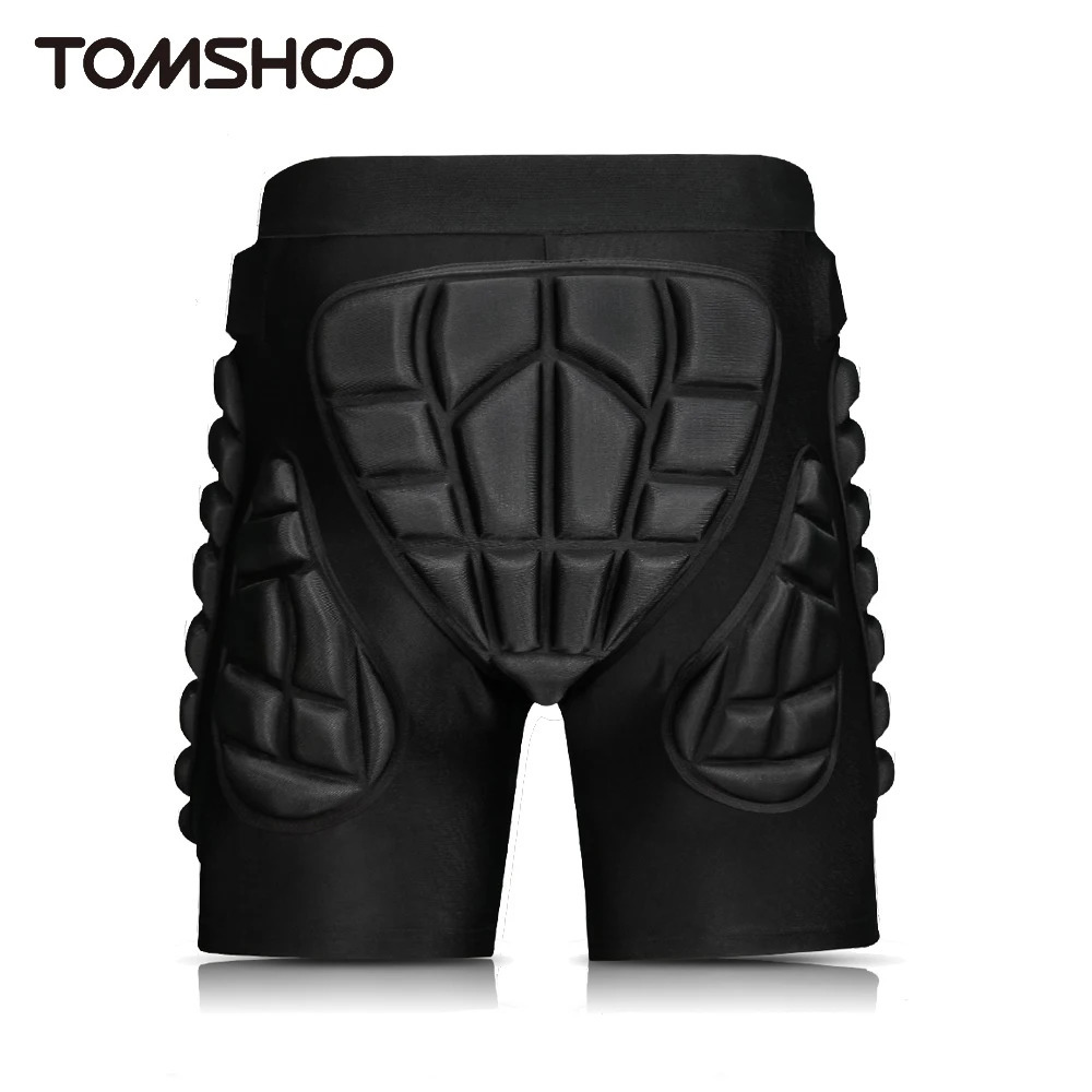 Tomshoo Pantaloncini protettivi imbottiti per il sedere sui fianchi Armatura Sicuro Snowboard Pattinaggio Sci Protezione da corsa Uomo Donna 260923