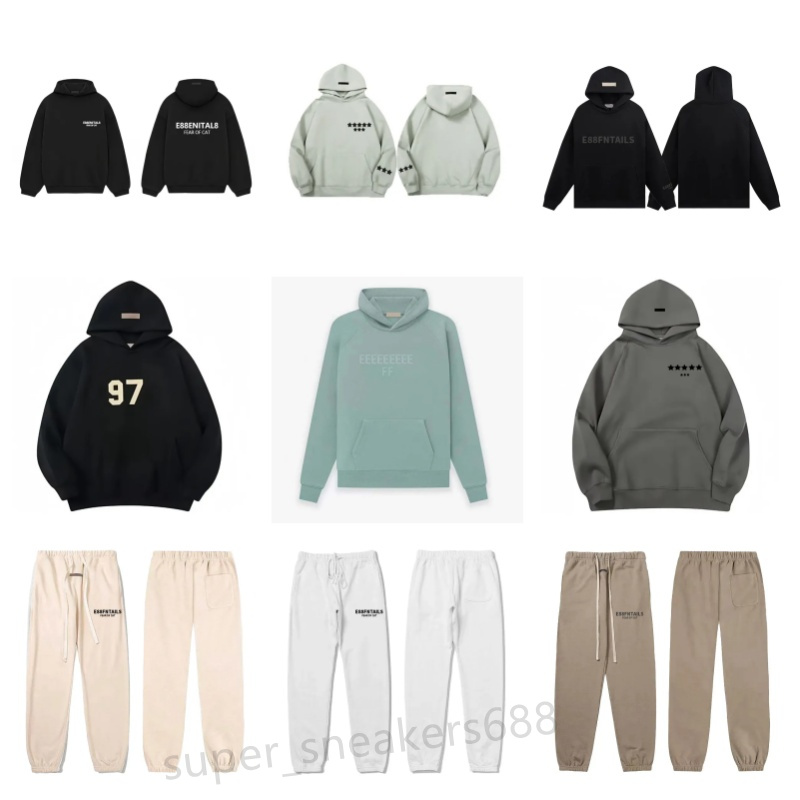 Designer Kids essentials hoodie mens hoodie fashion letter sweatshirt pants Boys Girls t shirt shorts long sleeve 977 hoodie High Street pullovers c