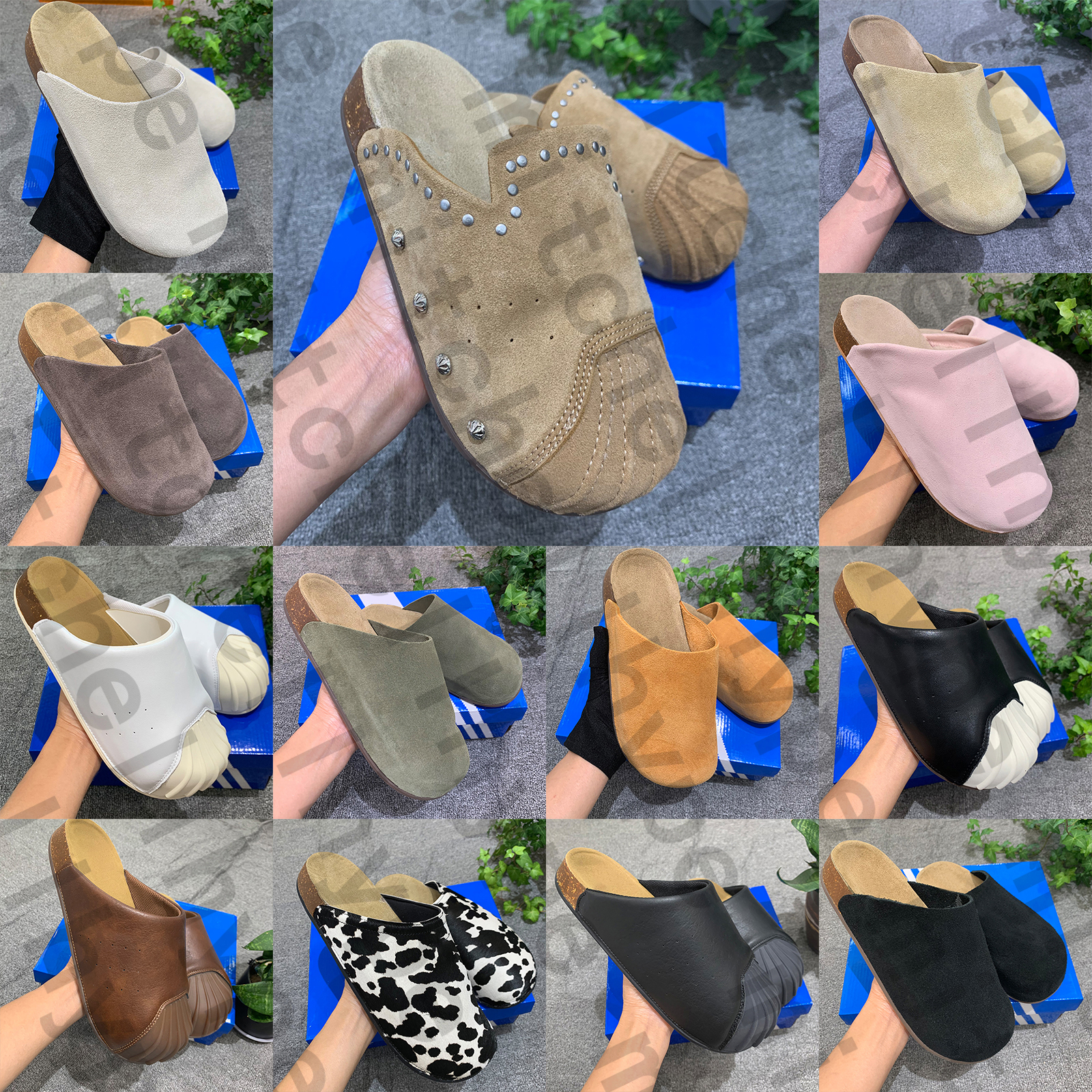 Free Shipping luxury original adimule slides clogs sandles for women designer slides clogs summer cool sandals sandale Shoes slides sandal flip flop