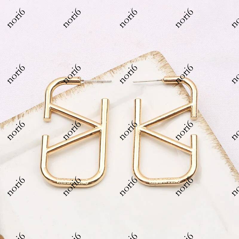 Luxury 18K Gold Plated Designer Stud Earring for Fashion Women Double Letter Designers Lettering Jewelry Wedding Party Gift High Quality 20style