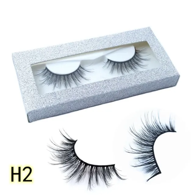 New 25MM Lashes 3D 100% Mink Hair False Eyelashes Dramatic Long Wispies Fluffy Eyelash Full Strips Lashes Extension Makeup