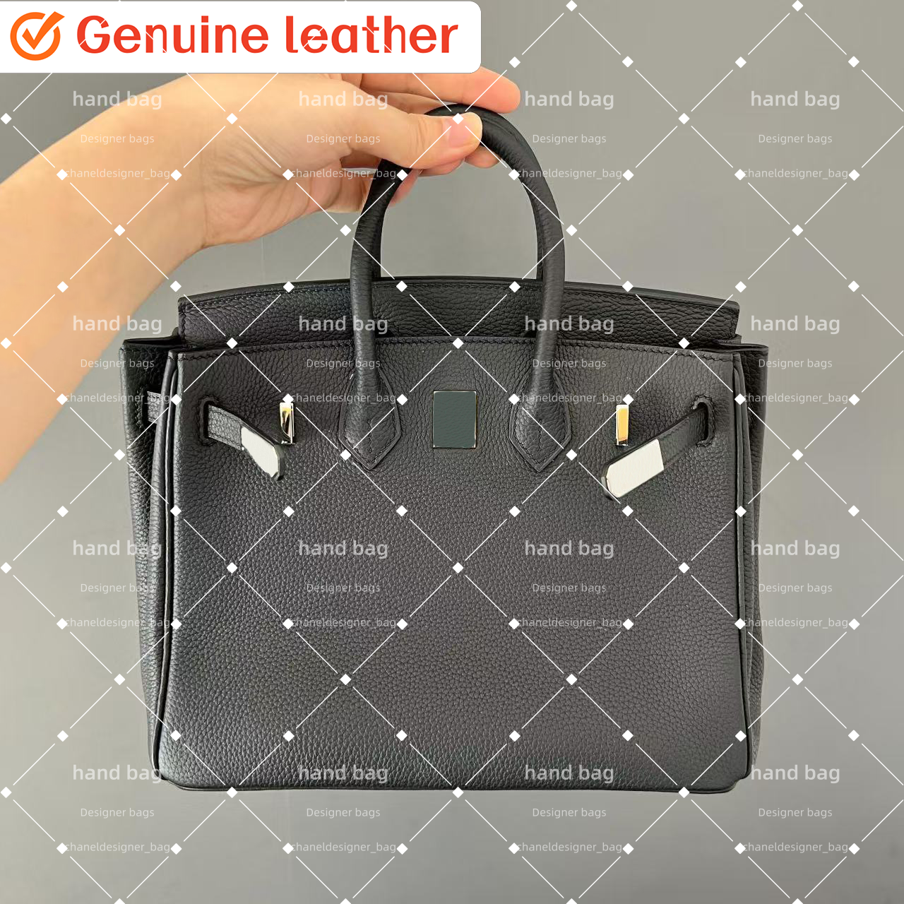 3 sizes leather Womens high quality Shoulder Bag Evening bags cosmetic Golden and silver buttons top handle Underarm Clutch Bags With shoulder strap