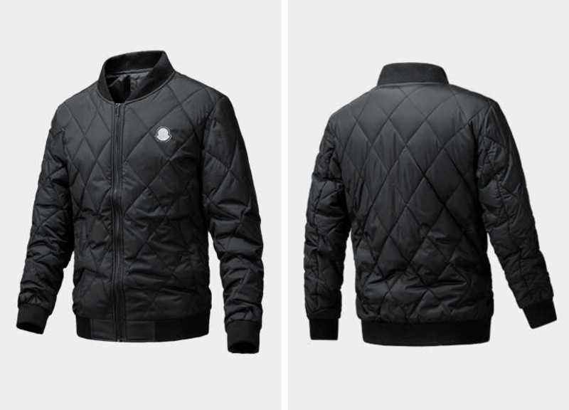Designer Men's Jackets Men's winter cotton jacket, style, stand-up collar, zippered, padded, casual jacket, men's open-front jacket,