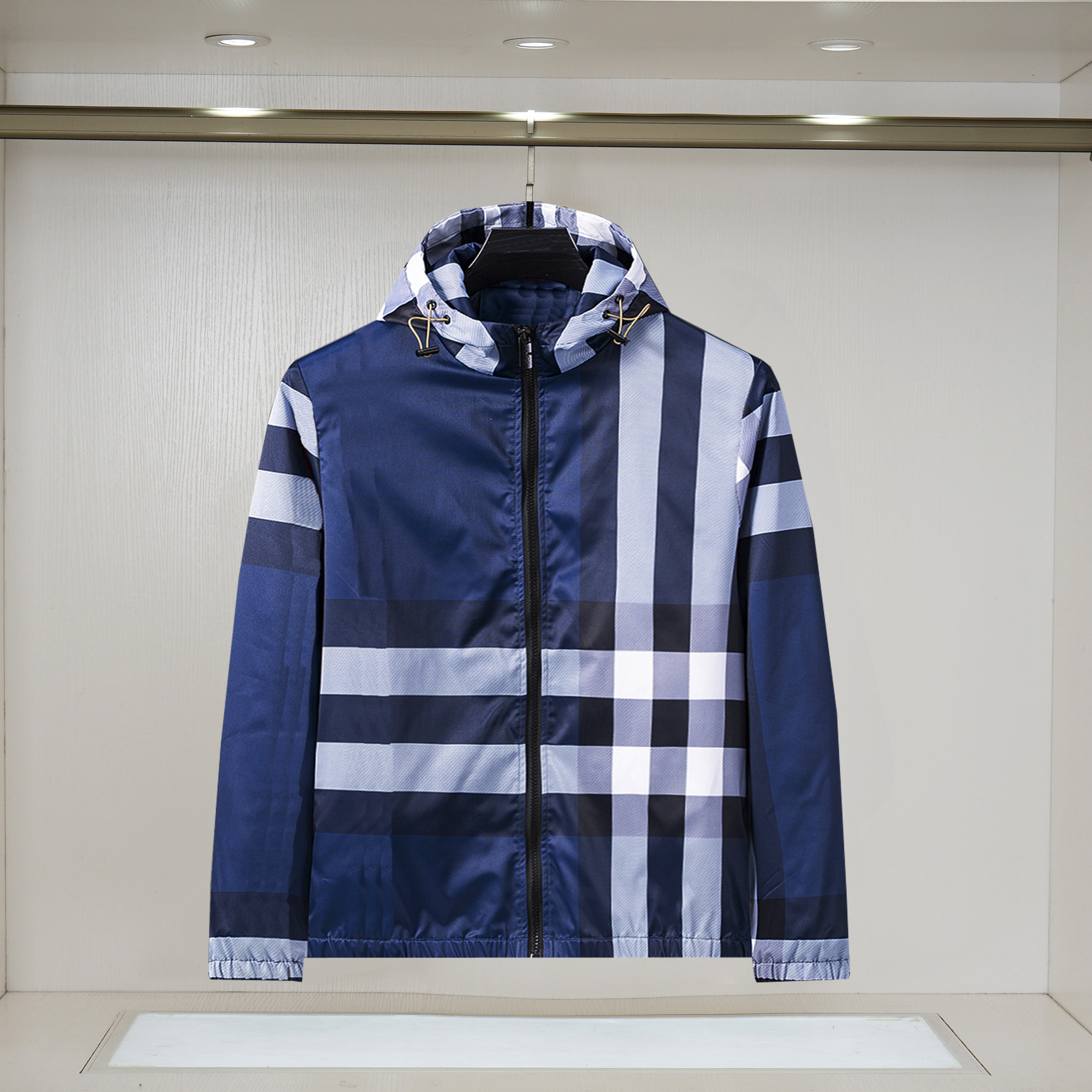 Designer Hommes Veste Mode Classique Mode Tendance Fermeture À Glissière Manches Longues Slim Fit Manteaux Top Sports Mince Sweat À Capuche Mante