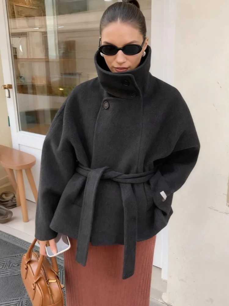 Fashion Shawl Collar Woolen Women Coat Urban Long Slve V-neck Pocket Female Outwear 2026 Autumn Winter Lady Strtwear New S260923XD8Z