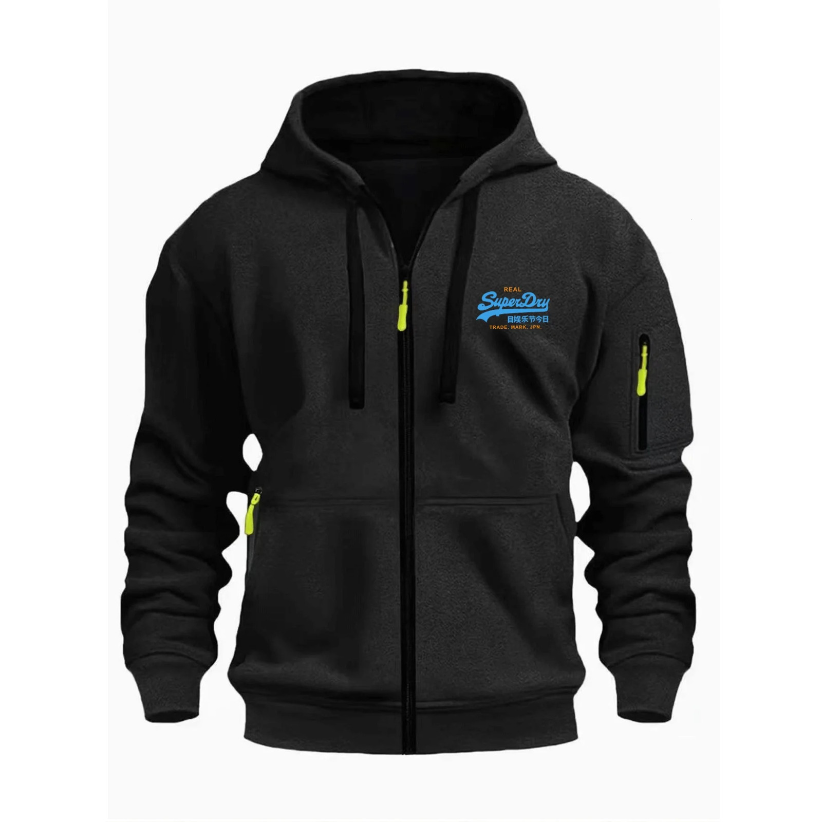 Mens Autumn Winter Hoodies Long Sleeve Sweatshirt Zipper n Hooded Men Sportswear Slim Fit Casual coat men tops 260922