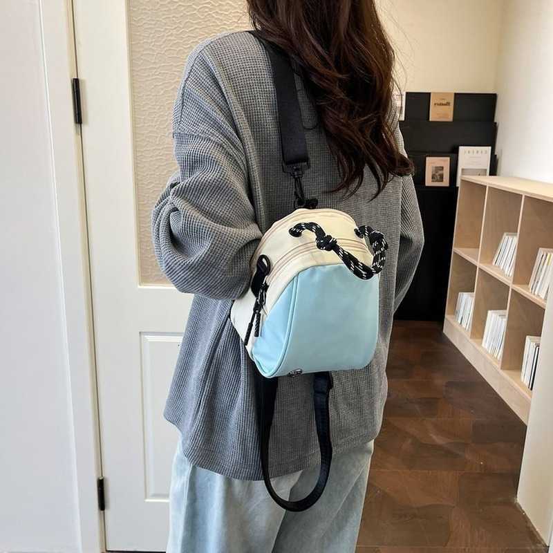 Convertible Cross Body Women's Mini Crossbody Backpack Lightweight Multiway Daypack with Top Handle for Daily Errands Casual Outings D260923