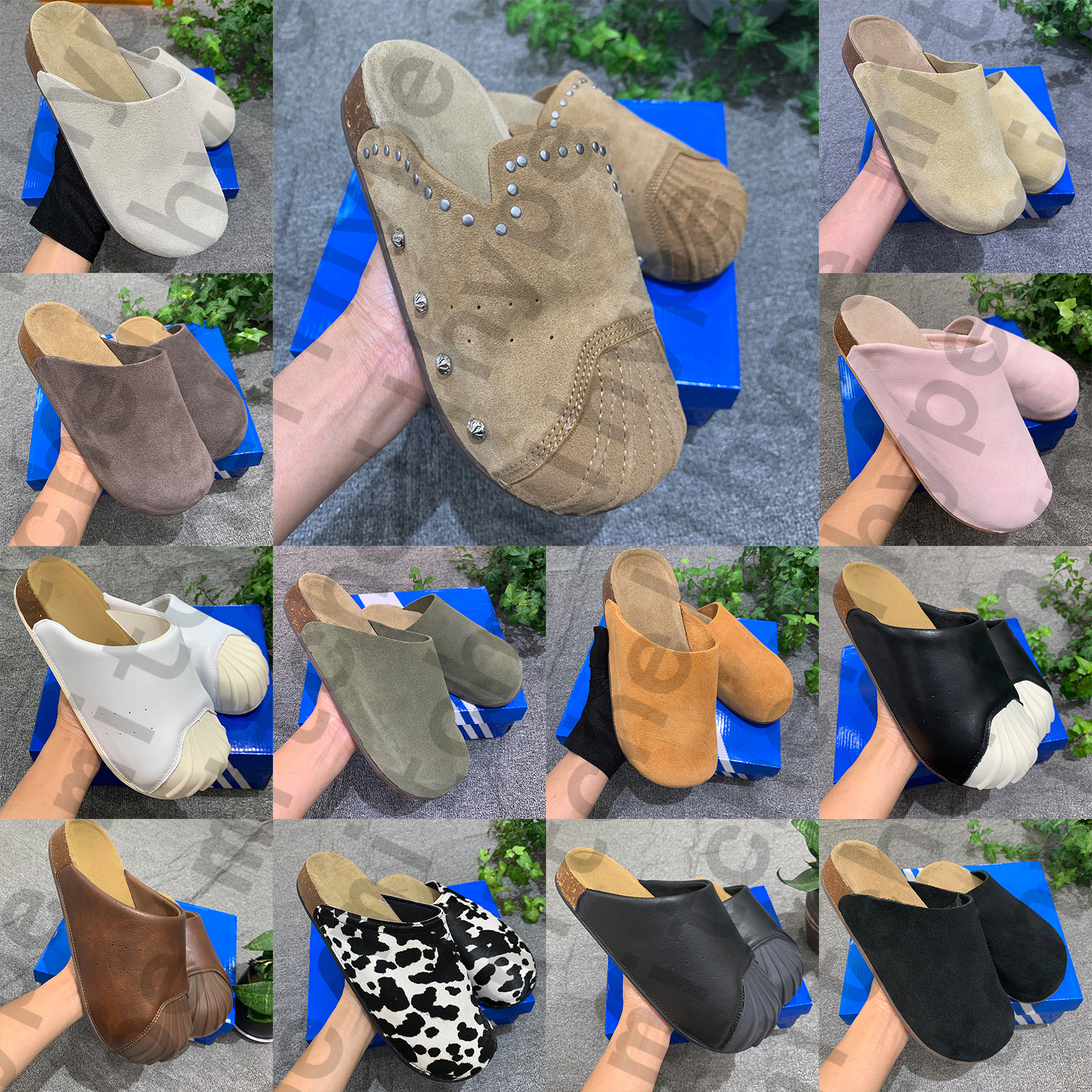 Free Shipping luxury original adimule slides clogs sandles for women designer slides clogs summer cool sandals sandale Shoes slides sandal flip flop