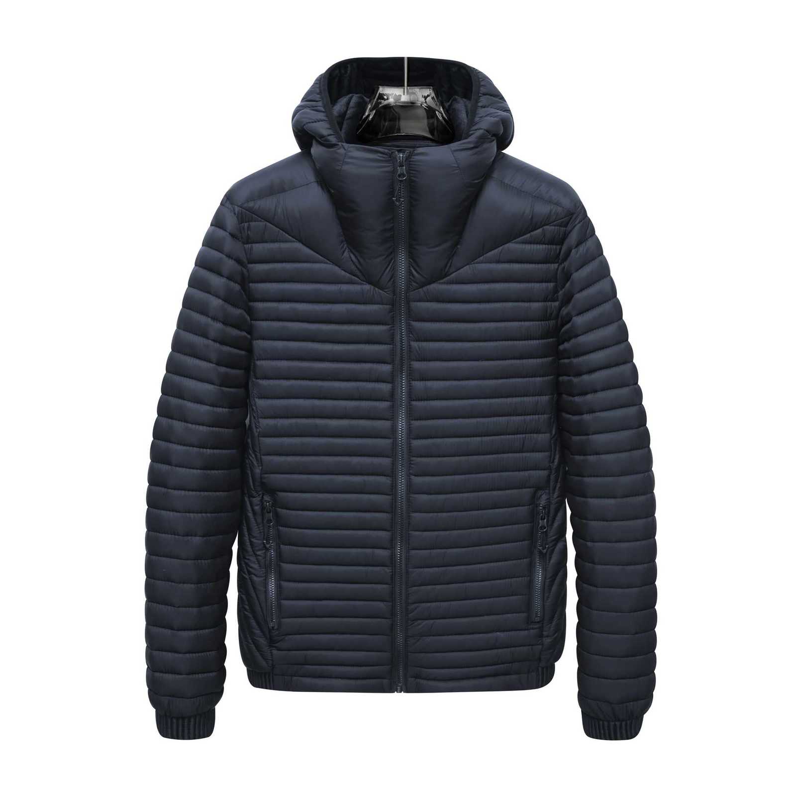 Men's Down Parkas Men's Lightweight Puffer Jacket Autumn Winter Hooded Windproof Padded Jacket Men Windbreaker Parka Coat Insulated Quilte