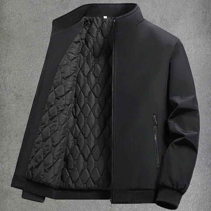 Men's Down Parkas Men Windbreaker Streetwear Winter Fleece Jackets Plus Size 6XL 7XL 8XL Thicken Warm Varsity Jacket Coat For Men Parkas Overco