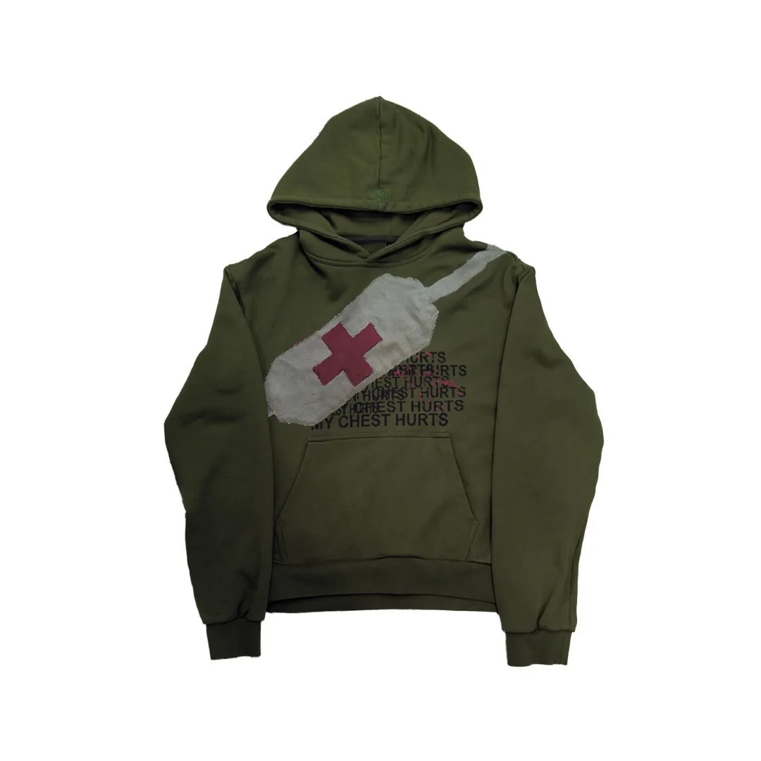 European and American Personalized Printed Sweatshirt Long Sleeved Pullover Hoodie Retro Jacket Street Trend Y2K 260921